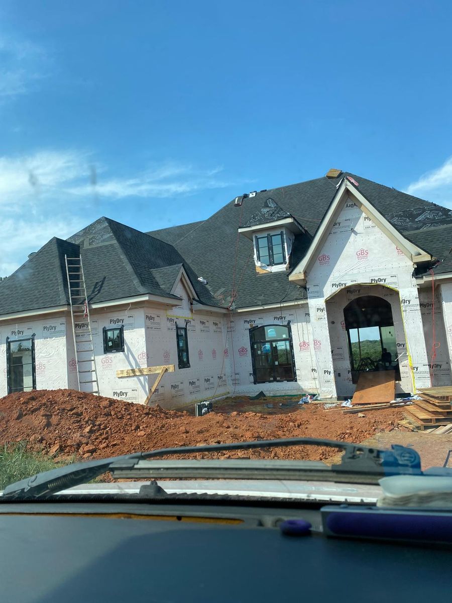 New roof installation